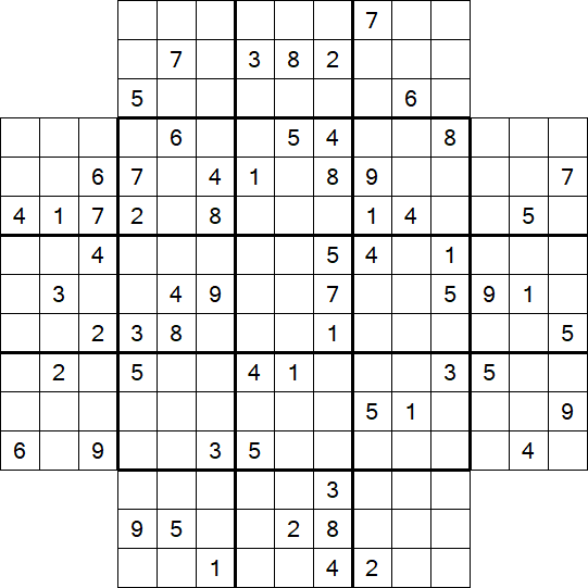 Flower Sudoku - Difficile