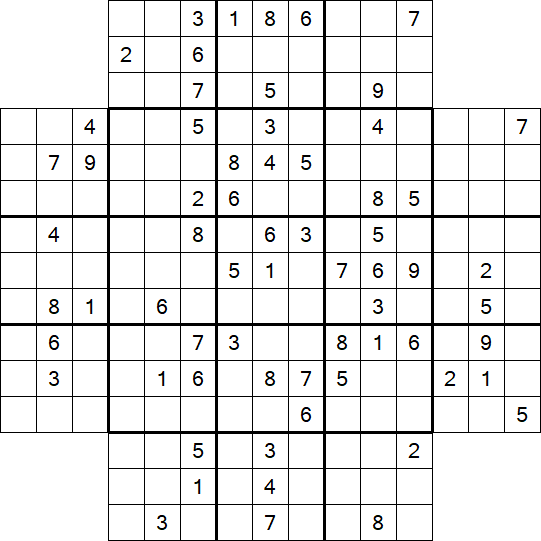 Flower Sudoku - Difficile