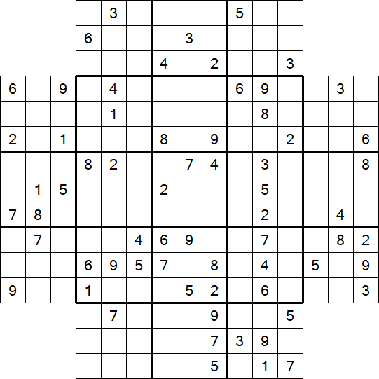 Flower Sudoku - Difficile