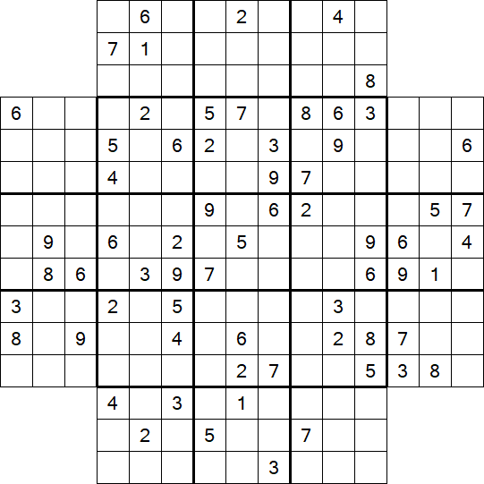 Flower Sudoku - Difficile