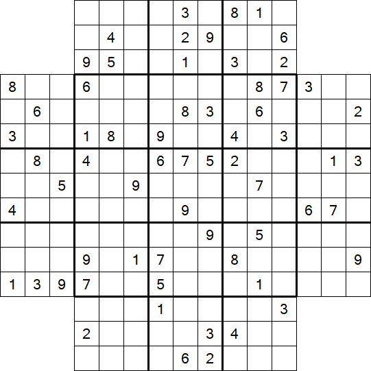 Flower Sudoku - Difficile