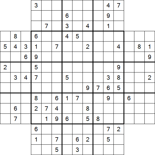 Flower Sudoku - Difficile