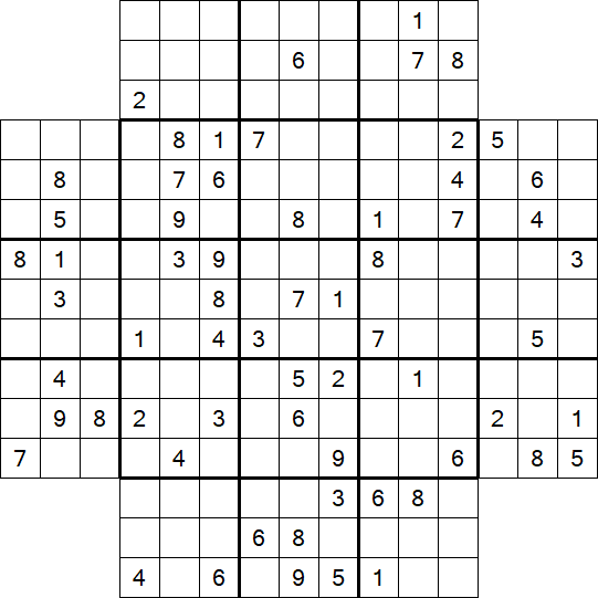 Flower Sudoku - Difficile