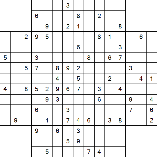 Flower Sudoku - Difficile