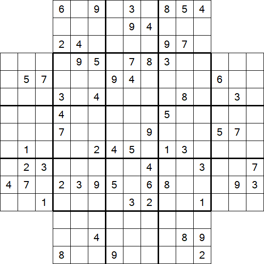 Flower Sudoku - Difficile