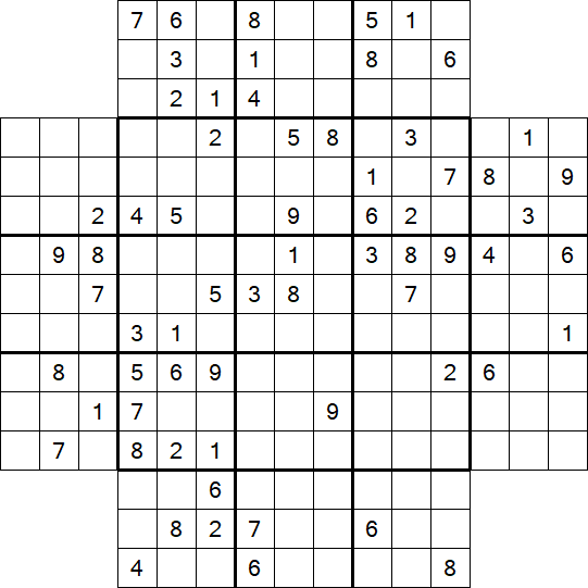 Flower Sudoku - Difficile