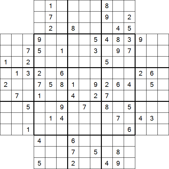 Flower Sudoku - Difficile