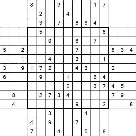 Flower Sudoku - Difficile