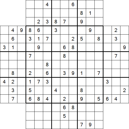 Flower Sudoku - Difficile