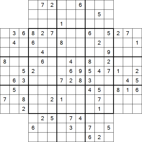 Flower Sudoku - Difficile