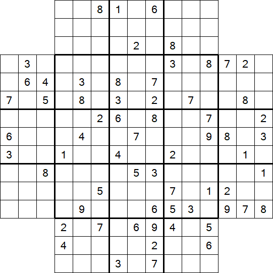 Flower Sudoku - Difficile