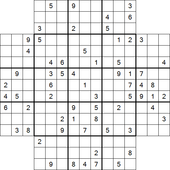 Flower Sudoku - Difficile