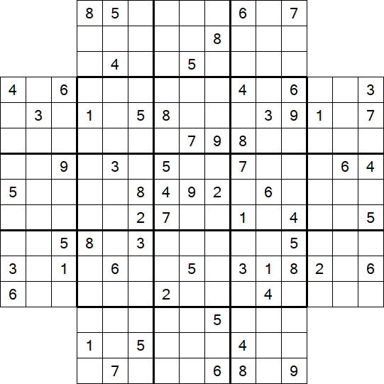 Flower Sudoku - Difficile
