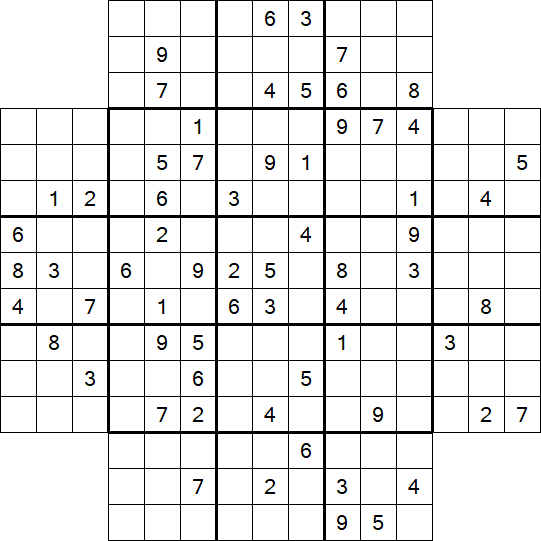 Flower Sudoku - Difficile