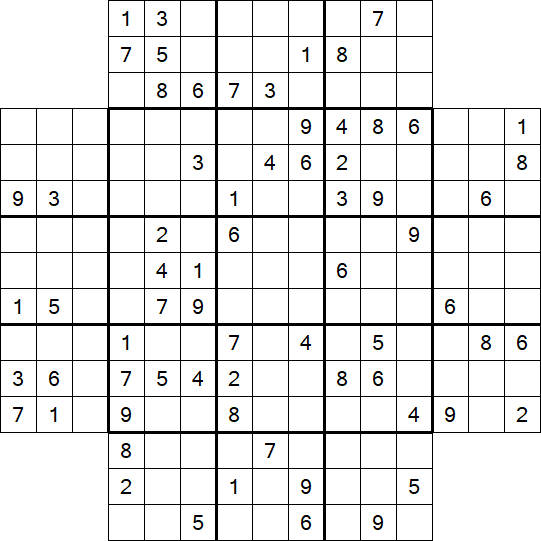 Flower Sudoku - Difficile