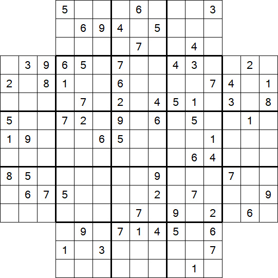 Flower Sudoku - Difficile