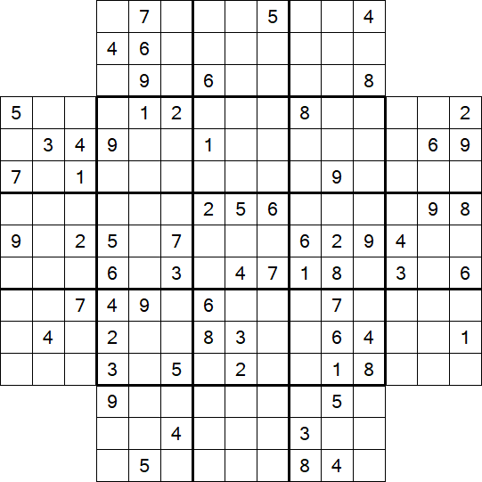 Flower Sudoku - Difficile