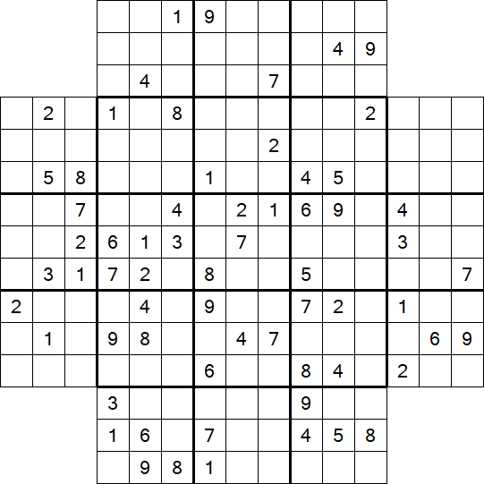 Flower Sudoku - Difficile