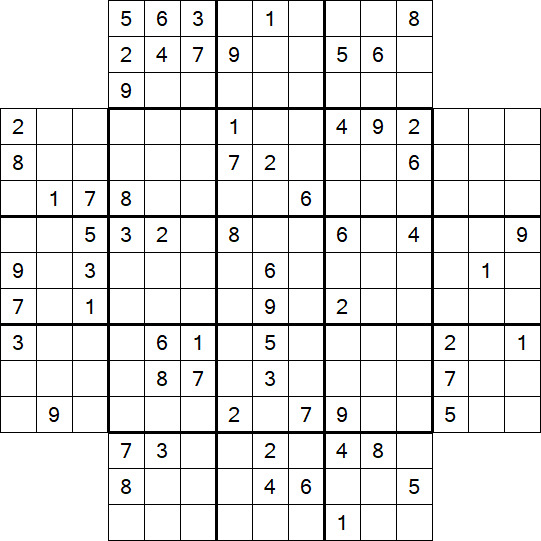 Flower Sudoku - Difficile