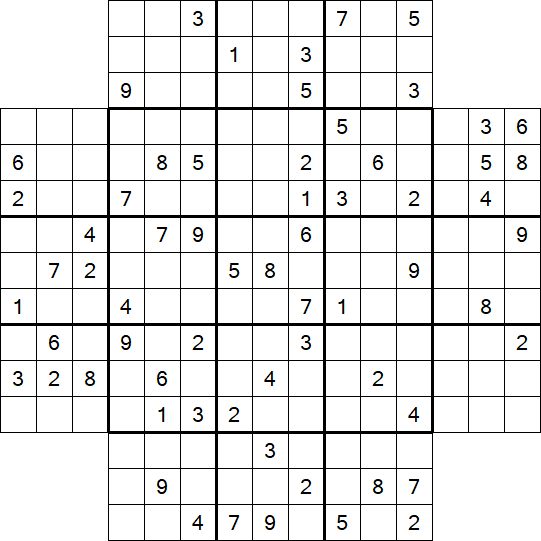 Flower Sudoku - Difficile