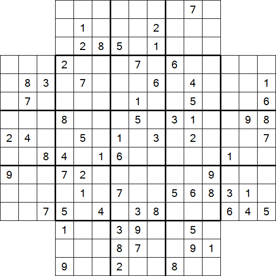 Flower Sudoku - Difficile