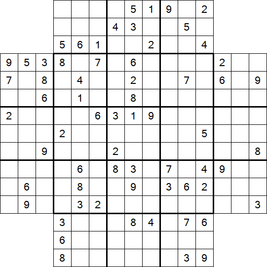 Flower Sudoku - Difficile