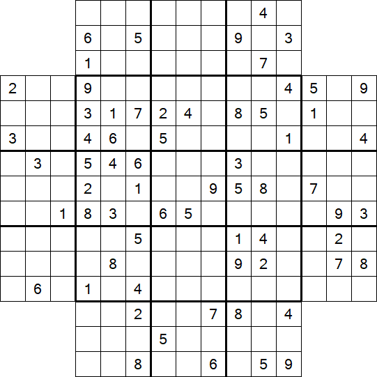 Flower Sudoku - Difficile