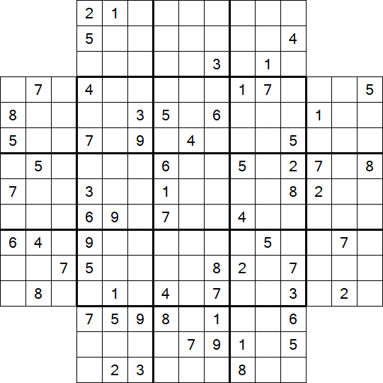 Flower Sudoku - Difficile