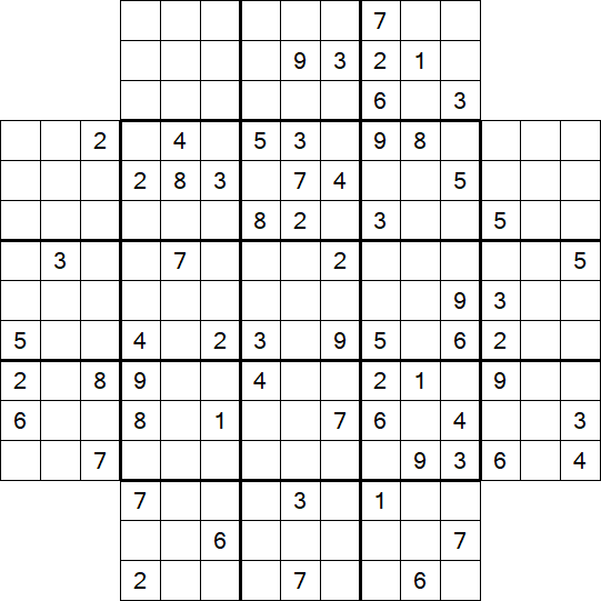 Flower Sudoku - Difficile