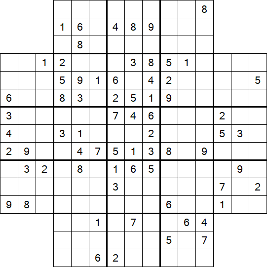 Flower Sudoku - Difficile