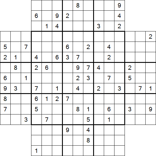 Flower Sudoku - Difficile