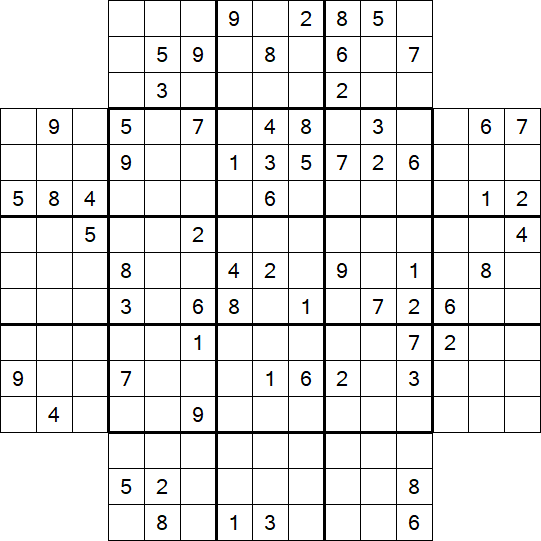 Flower Sudoku - Difficile