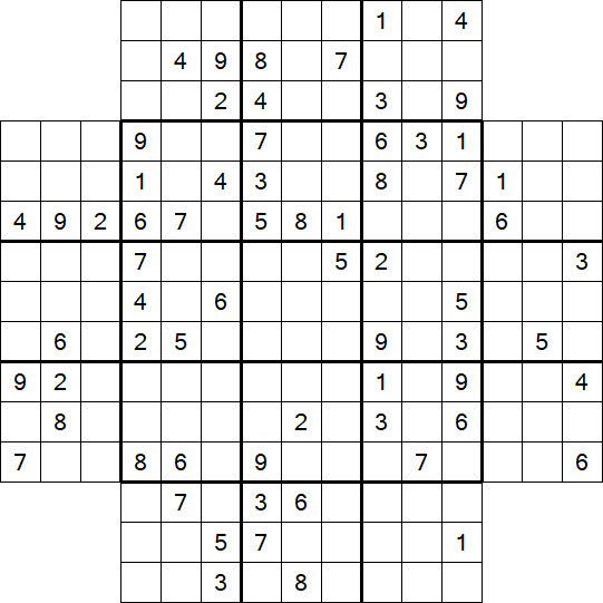 Flower Sudoku - Difficile