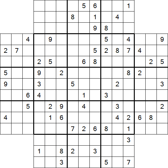 Flower Sudoku - Difficile