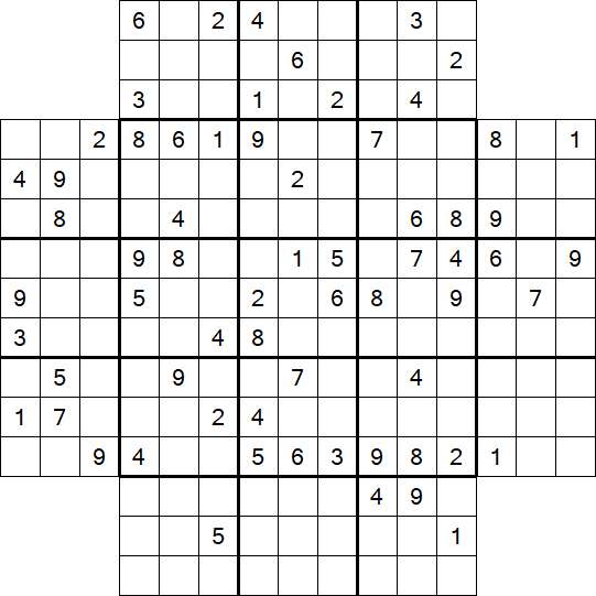 Flower Sudoku - Difficile