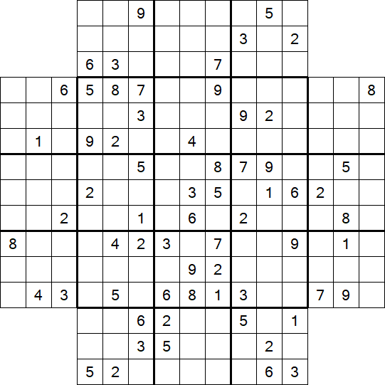 Flower Sudoku - Difficile