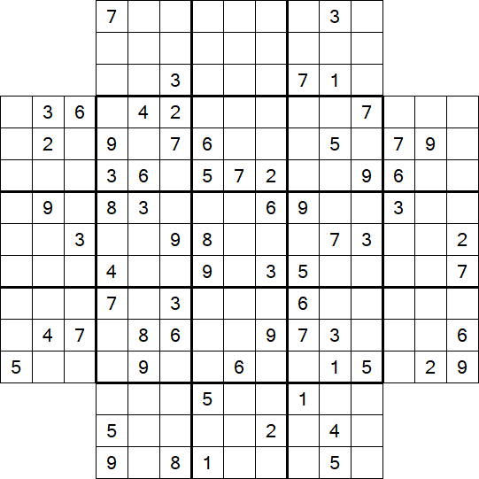 Flower Sudoku - Difficile