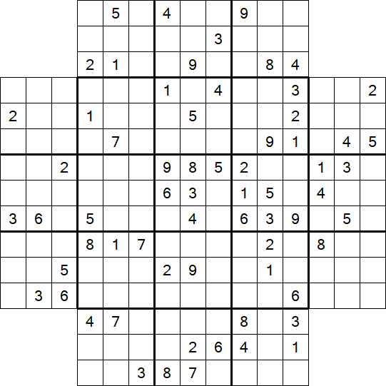 Flower Sudoku - Difficile