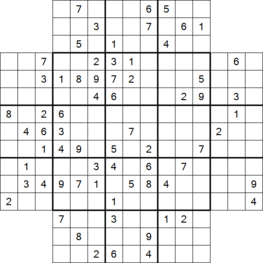 Flower Sudoku - Difficile