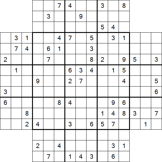 Flower Sudoku - Difficile