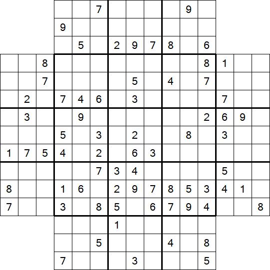Flower Sudoku - Difficile