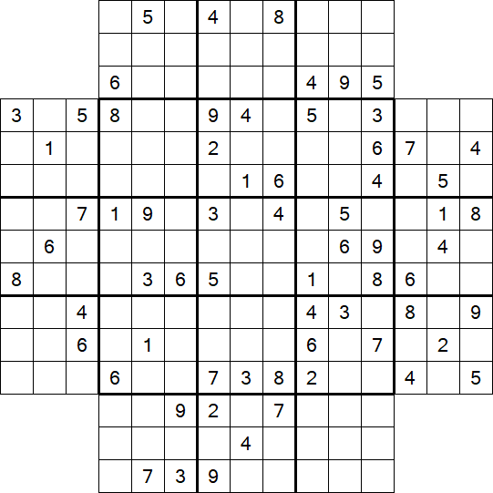 Flower Sudoku - Difficile