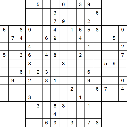 Flower Sudoku - Difficile