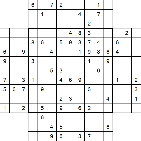 Flower Sudoku - Difficile