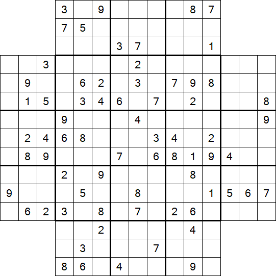 Flower Sudoku - Difícil