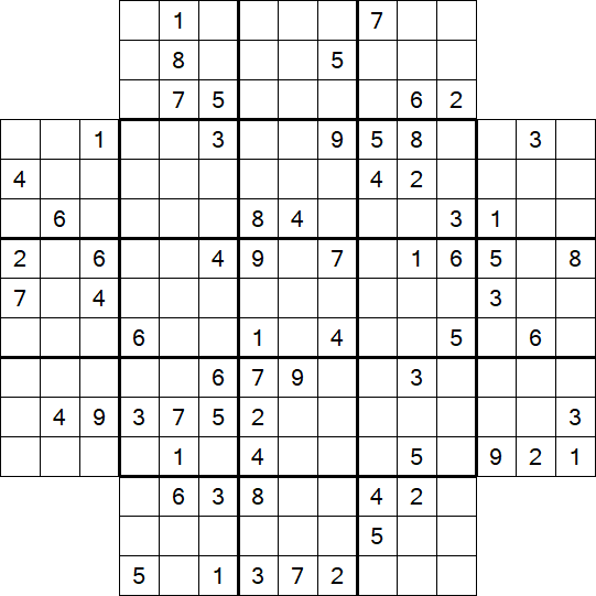 Flower Sudoku - Difficile