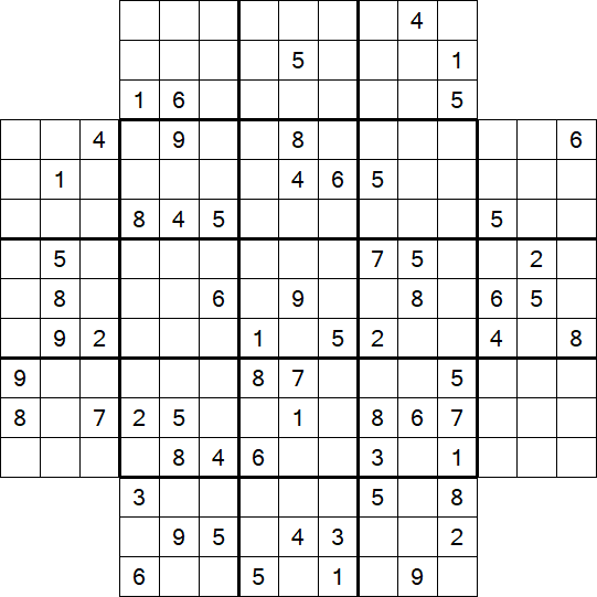 Flower Sudoku - Difícil