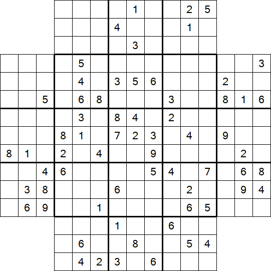 Flower Sudoku - Difficile