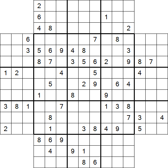 Flower Sudoku - Schwierig