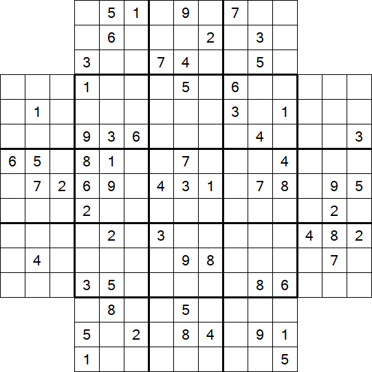 Flower Sudoku - Difícil